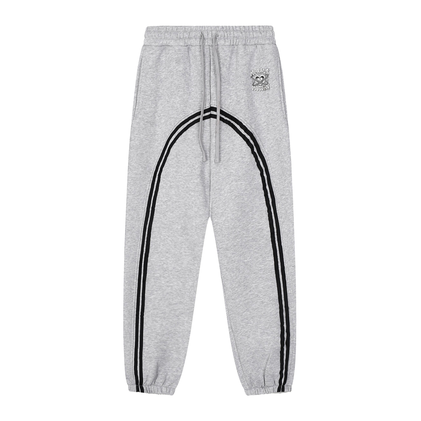 Sun Fade Contrast Tape Fleece Jogged Sweatpants